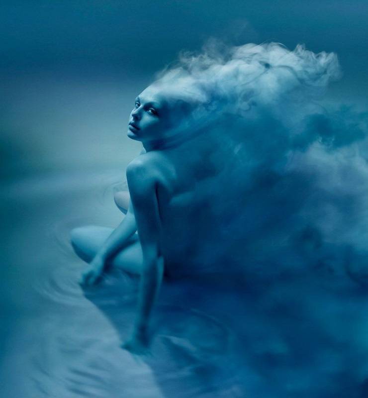 气质美女演绎创意人体艺术彩绘图集