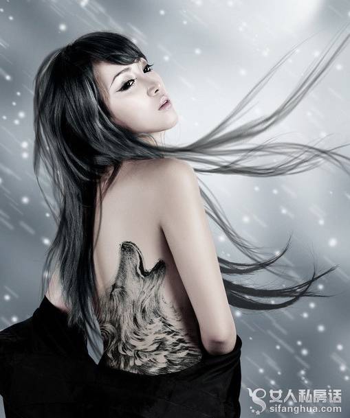 绝色美女最大胆人体艺术水彩画合集