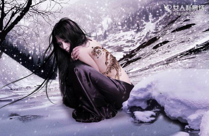 绝色美女最大胆人体艺术水彩画合集