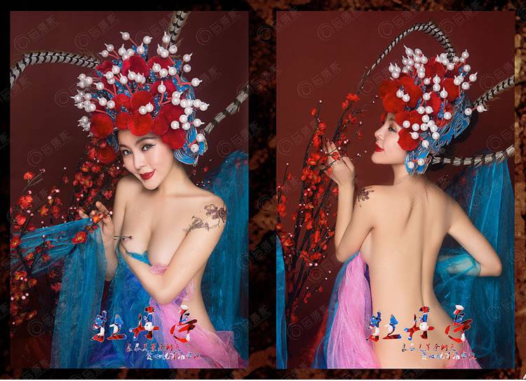 古典美女中国人体艺术摄影图片
