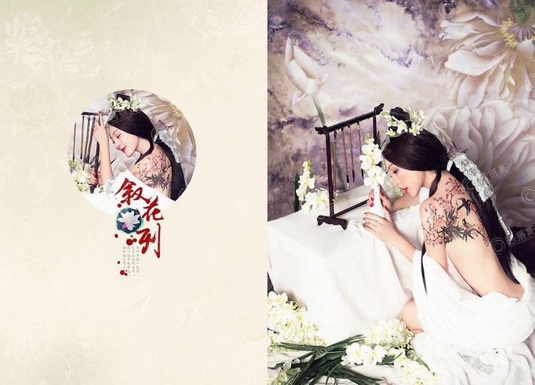 古典美女中国人体艺术摄影图片