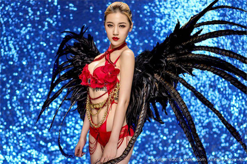 秀人网晗大大Via魅惑大胆人体艺术写真