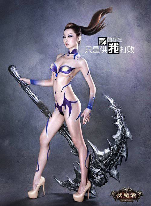 性感泰国美女人体艺术摄影