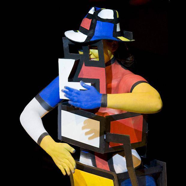 超现实西方人体彩绘写真