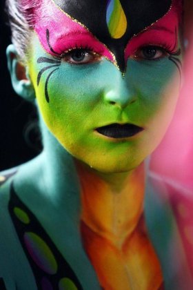 狂放美国模特性感人体艺术照片