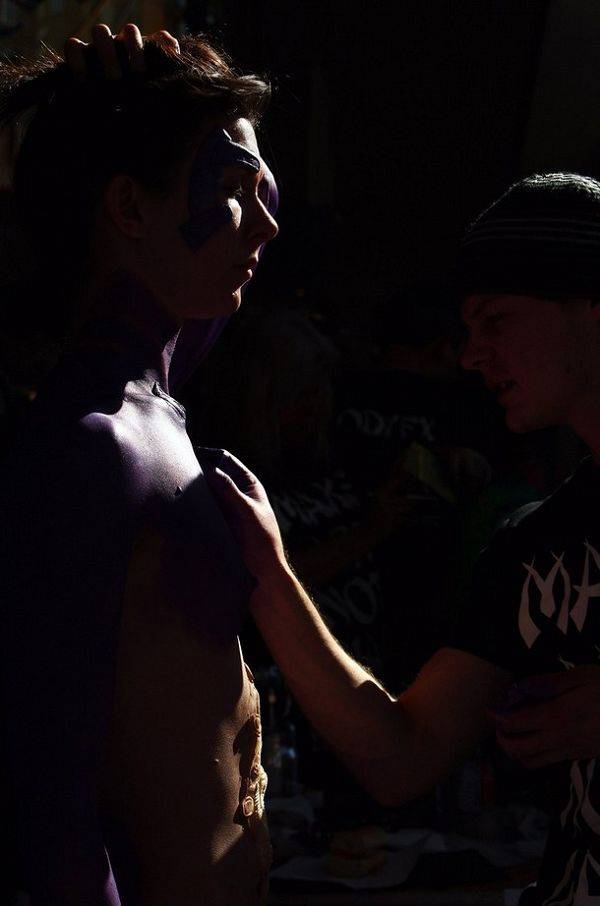 狂放美国模特性感人体艺术照片