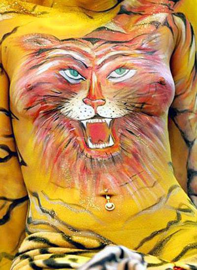 性感美国模特人体艺术私房照