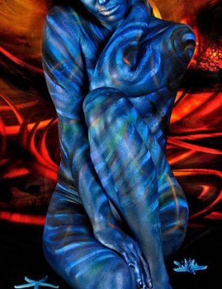 国外不可思议的人体彩绘组图