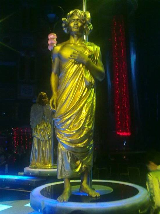 人体彩绘作品之酒吧表演组图