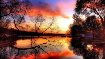 唯美的风光秋意浓浓高清电脑桌面主题壁纸图片