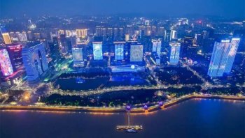 G20唯美夜景杭州城市图片
