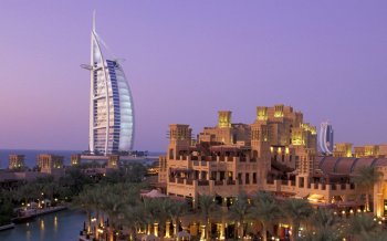 迪拜桌面壁纸之美丽夜景