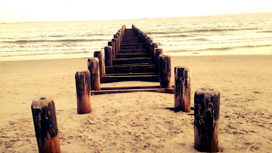 海滩自然风光宽屏高清壁纸