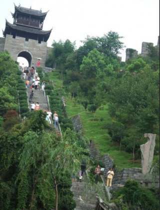 湖南凤凰县中国南方长城图片