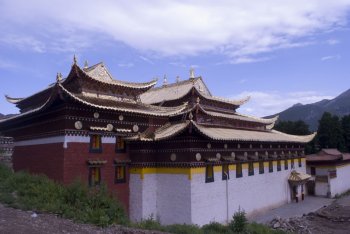 甘肃郎木寺高清风景壁纸