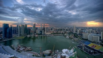 唯美意境城市风光电脑壁纸