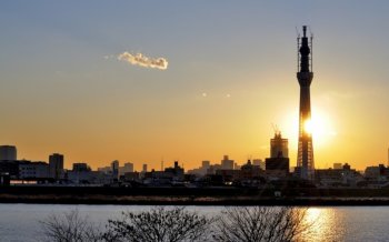 日本东京天空树桌面壁纸图片3下载