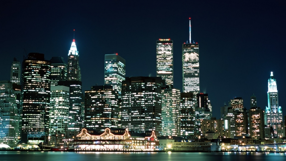 纽约世贸双塔 风景壁纸