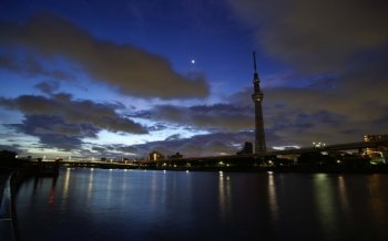 日本东京天空树桌面壁纸图片2下载