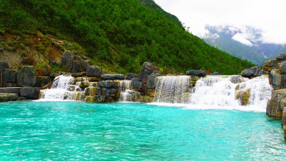 清新秀丽的山水风景图画