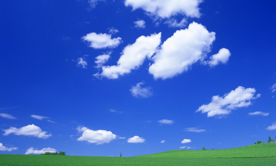 蓝天白云图片电脑桌面墙纸下载