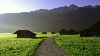 乡间小路美景高清桌面壁纸