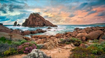 山川河流静谧唯美高清桌面壁纸