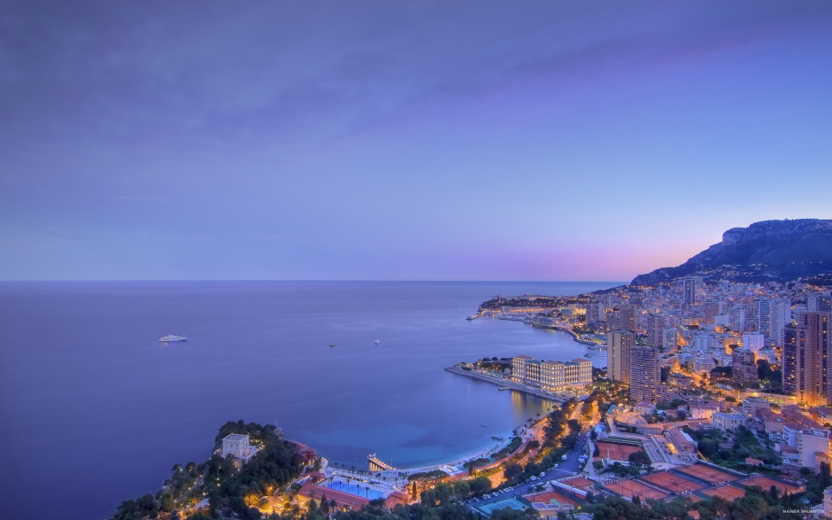 摩洛哥城市唯美夜色素材图片