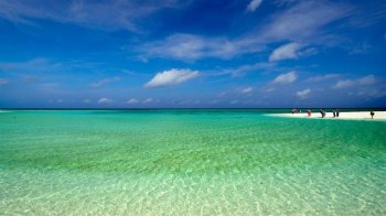 富饶美丽的南海西沙群岛风景图片