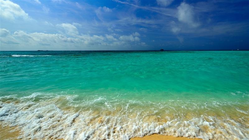 富饶美丽的南海西沙群岛风景图片