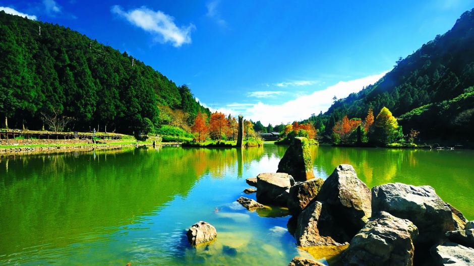 绿意清新自然风光图片欣赏