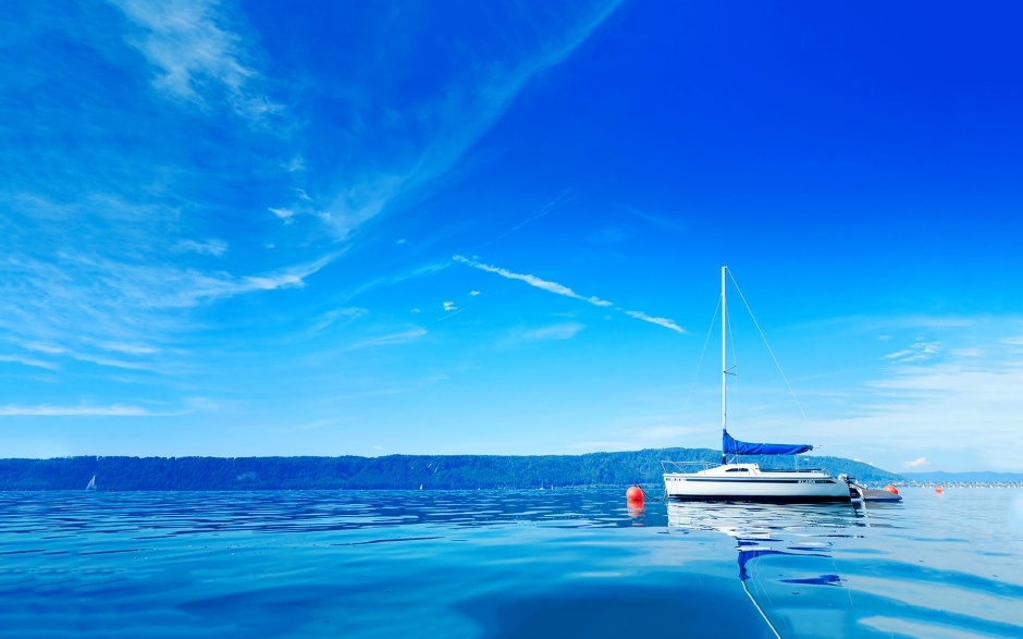 清爽意境唯美大海的风景图片