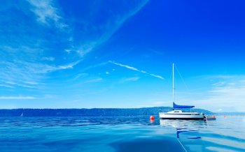 清爽意境唯美大海的风景图片