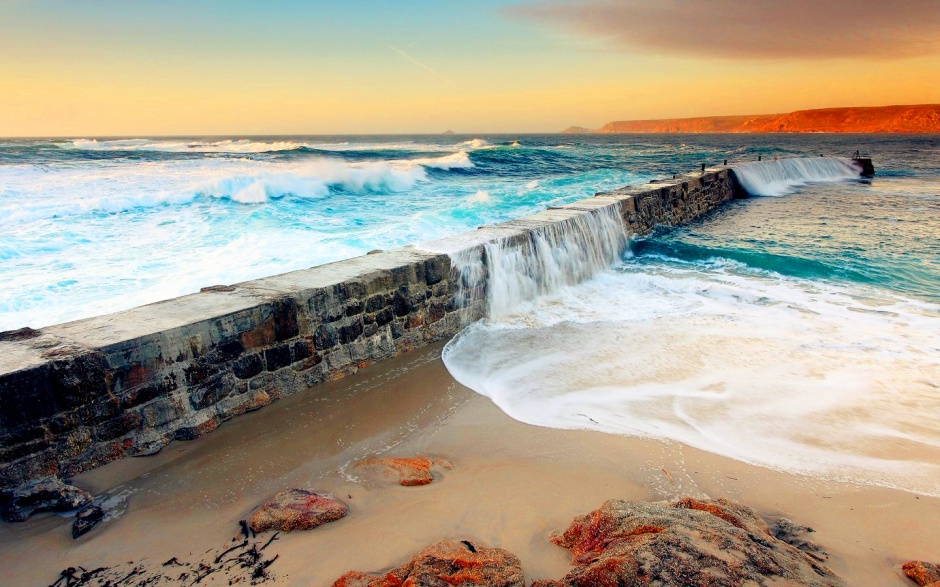 清爽意境唯美大海的风景图片