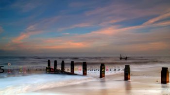 2013年5月日历风景壁纸