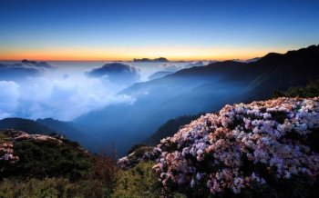 云雾缭绕的美景电脑壁纸下载