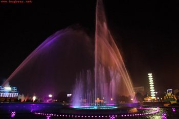 梦幻意境水景喷泉图片