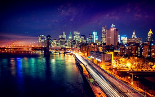 让人沉醉的城市夜景唯美图片