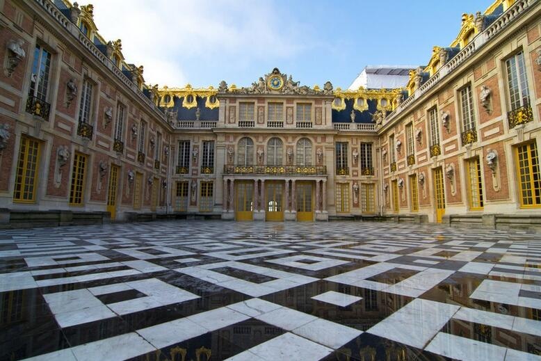 法国巴黎凡尔赛宫唯美建筑风景图片