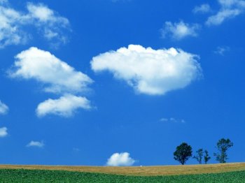 晴空万里电脑风景壁纸