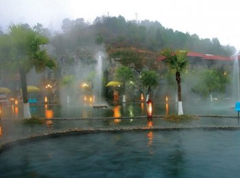 张家界景点江垭温泉图片