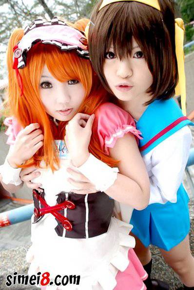 日系二次元萌妹cos图片欣赏