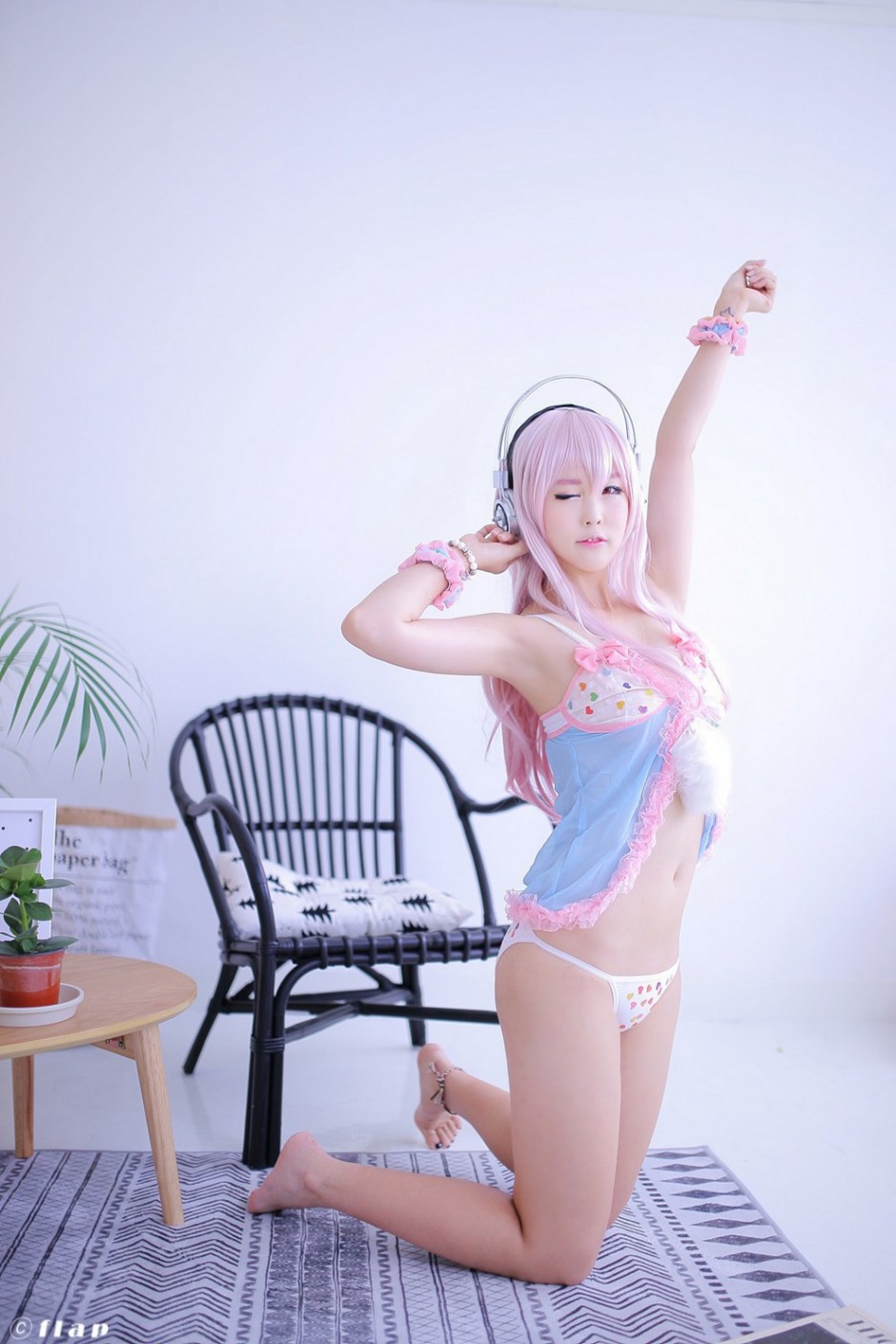 性感萌妹超级索尼子cos图片