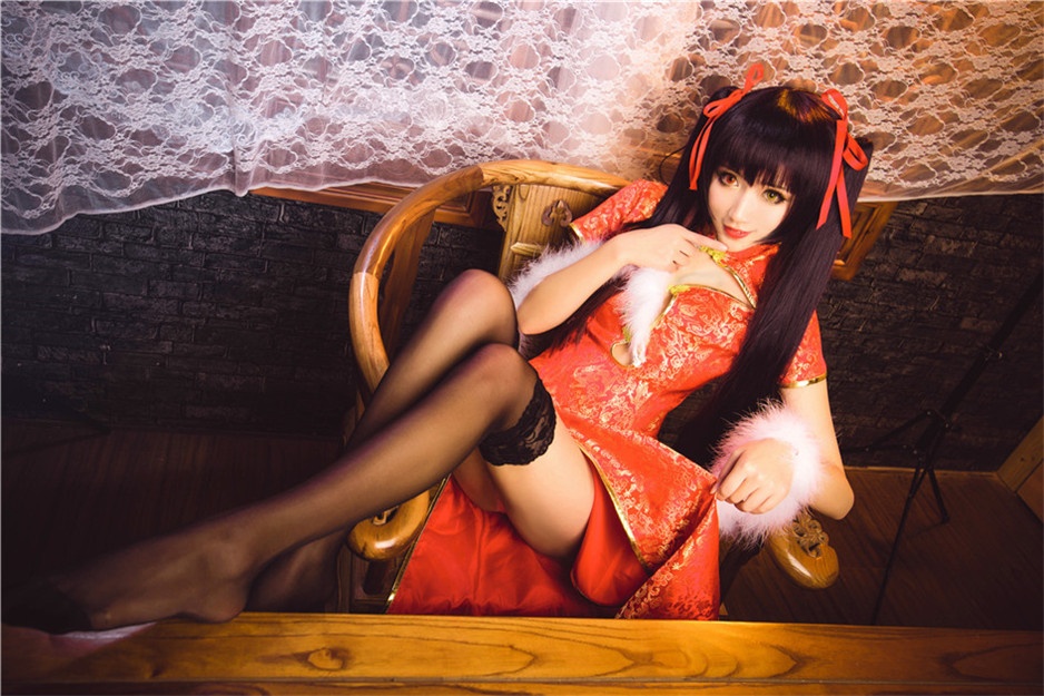 性感旗袍cos美女私房图片