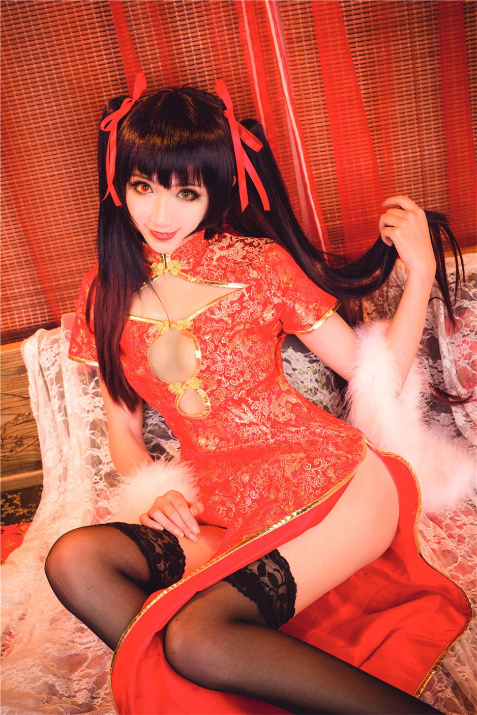 性感旗袍cos美女私房图片