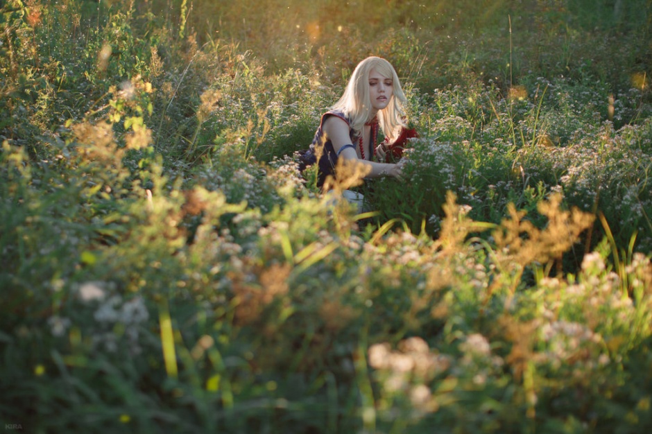 战斗民族还原游戏cosplay美女图