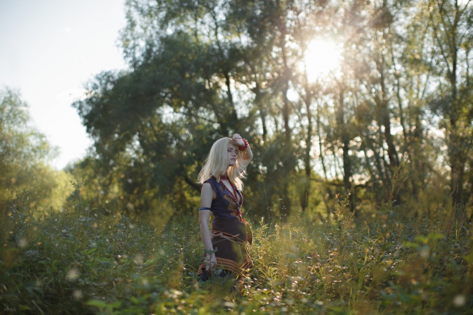 战斗民族还原游戏cosplay美女图