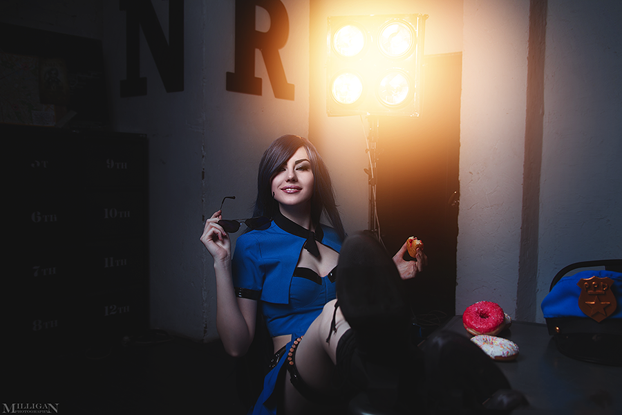 皮城女警英雄联盟cosplay图集