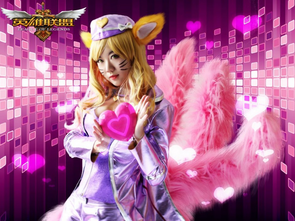 英雄联盟cosplay阿狸写真