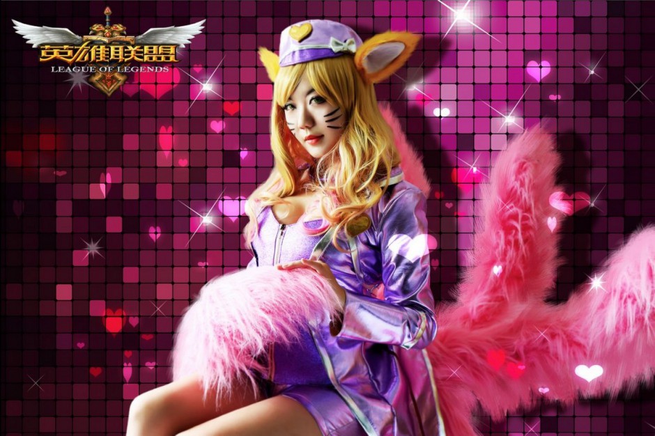 英雄联盟cosplay阿狸写真